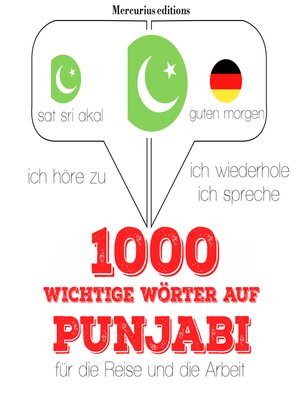 cover image of 1000 wichtige Wörter auf Punjabi für die Reise und die Arbeit